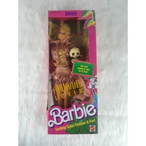 Vintage 1988 Animal Lovin Barbie